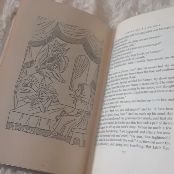 Two Vintage 1950's Books BLACK BEAUTY &  Grimm Brothers - Picture 11 of 12